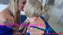 Two real amateur ladies share two hard cocks