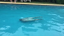 Sexy bald swim naked .MOV