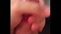 Closeup masturbation with lube