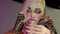 Cock sucking at Second Life #2