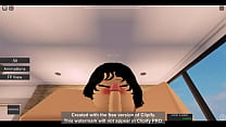 Fucking a hot Roblox babe