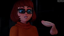 Velma Dinkley sucking ghost dick [Redmoa animation]