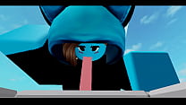 (Roblox Stop Motion Blowjob Video) He want Her To do Blowjob For him for the first time