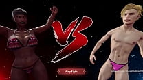 Leticia VS Samuel (Naked Fighter 3D)