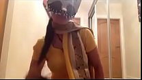 Indian hot babe masturbates.