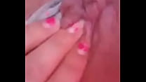 playing with my wet pussy