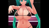 Hatsune Miku and her Lewd Dance