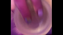Playing with my 9 inch toy fucicng myself