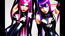 Two Cyber Slut Hentai Baddies Moaning ASMR