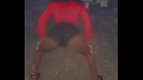 Slim thing twerking