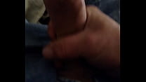 Stroking my cock