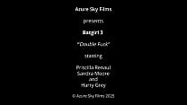 Bat3-2) Two Girls   One Guy, Ass to Cunt Fucking, Blowjob, Strapon, Pussy Eating, Dripping Creampie