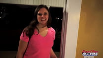 Cute Brunette Coed Sarah James Gets Her Pussy Fingered And Banged!