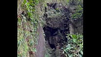 Ainda estou impactada com a imponência dessa entrada de caverna ️