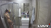 LUUV. Kareflore tears and joy in the shower, processing her boyfriend's deep love