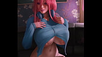 Miku Nakano breast expansion