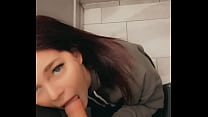 Teen Cumslut Sucks & Fucks Stranger Behind School Vending Machine