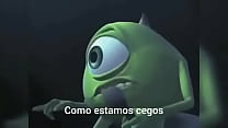 Mike Wazowski Cantando Evidências da Terra Plana