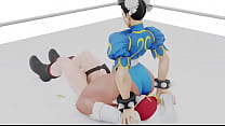Chun-Li Facesitting Cammy White