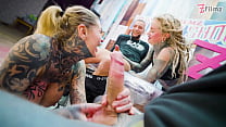 Inked Lovers Big Dick Foursome Merry's Tattooed Adventure