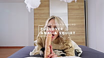 Squirting from ANAL in warm pullover