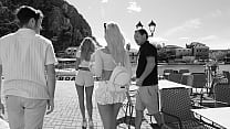 Tantalizing Tourists Chapter 2: Bi Blondes Candee Licious And Shalina Devine Initiate A DP Gangbang GP3198
