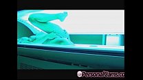 Big tit amateur masturbating on a tanning bed404[11]