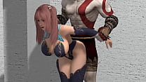 Honoka (DOA) X Kratos (GOW)