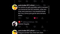 pato brabo jantando o flamenguista