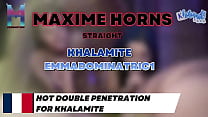 Intense blowjob et double pénétration avec khalamite et Emmadominatric1 ️Chaque geste est calculé pour te rendre...