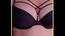 WIFE stuns in amazing black bra