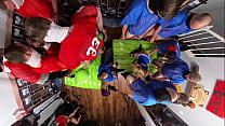 BTS 360 Camera View of Cheerleader Gangbang