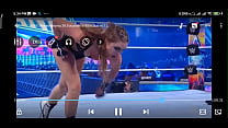 Charlotte Flair nip slip live