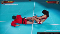Master Ken Baiter VS Laea (Naked Fighter 3D)