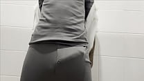 CUMMING IN THE BATHROOM AT WORK