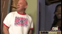 Hot ebony chick love gangbang interracial 27