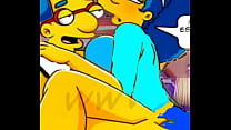 Milhouse le da su despedida a marge