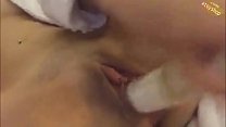 Hot Teen Fucks Pussy With A Bottle