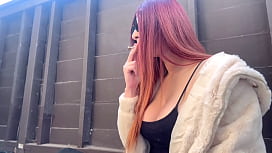 European Big Tits Hot Milf Artemisia Lets Off Some Smoke in the Great Outdoors