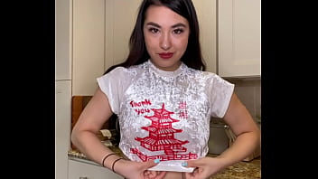 Check out these asian takeout titties - Mina Moon