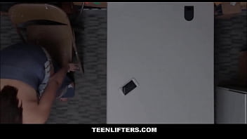 TeenLifters - Petite Latina Shoplifter Makes Anal Sex Agreement With Security Guard - Avi Love