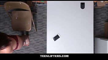 TeenLifters - Petite Latina Shoplifter Makes Anal Sex Agreement With Security Guard - Avi Love