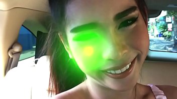 Bubble butt ladyboy on dick