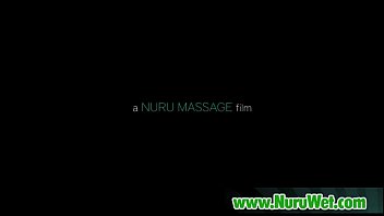 Busty pornstars get oil massage 13