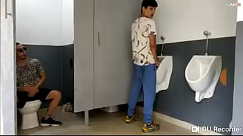 Public men's bathroom