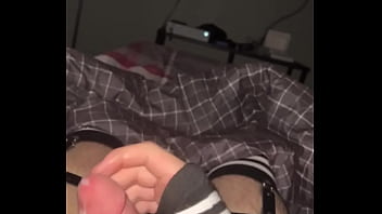 Femboy squirts a load again :)