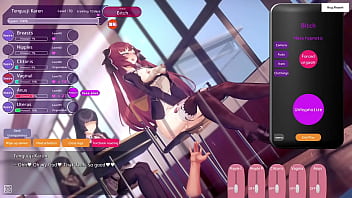 [Hentai Game][Live2.5D]HypnoApp,Karen"The darkness is still... Oh!! I'm Cumming,OMG!!!"