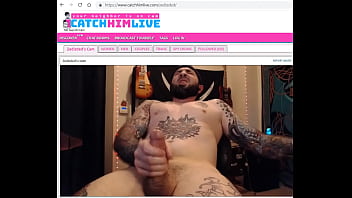 Tattooed Bearded Guy Shoots Some Big Load