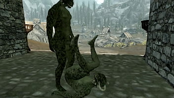 Argonian gay sex (Skyrim)