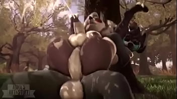 Futa Loona Se Fait Baiser Par Un Loup Bleu